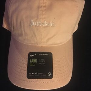 COPY - Orange NIKE adjustable JUST DO IT baseball…